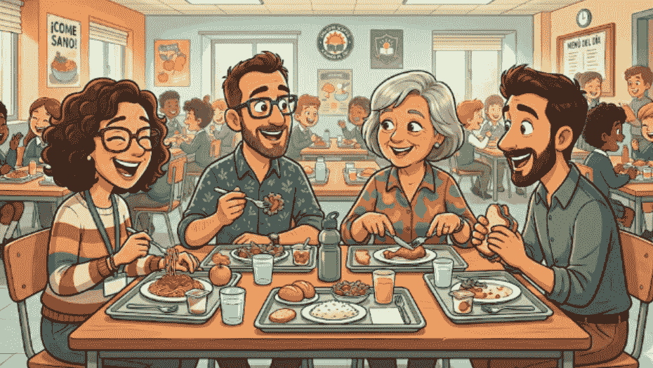 Profesores de comedor